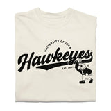 Hawkeyes Script Logo Graphic T - Comfort Color