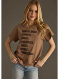 Western List Graphic Tee