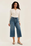 Hw "dottie" Wide Crop Quarry Fade