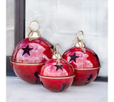 S/3 Burgundy Bells Jumbo