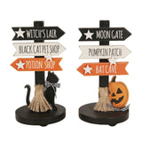 Mdf Md Halloween Direction Standing Sign
