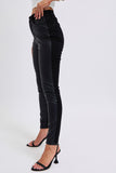 Judy Blue Faux Leather - Black
