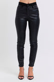 Judy Blue Faux Leather - Black