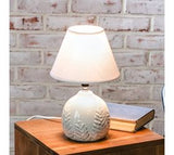 White Fern Pattern Lamp