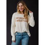 FINAL SALE - IVORY WHISKEY WEATHER SWEATER