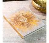 8.5 X 11.5 Golden Heart Notebook