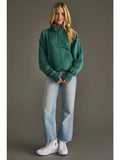 Dk Green 1/4 Zip Sweatshirt