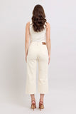 HIGH WAIST DYED CROP WIDE