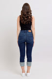 High waist Double Band Capri