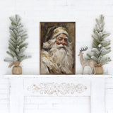 Santa In Gold With Gold - 5x8