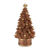 Tree W/Drum Base 11"H Resin