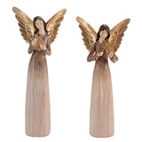 Angel W/Instrument (2 Asst) 13.5"H, 14.5"H Resin
