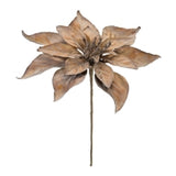 Poinsettia Pick 9.5"H Plastic