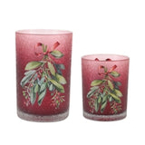 Candle Holder 3.75"d X 5"h, 4.75"d X 7"h Glass