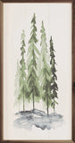 Watercolor Pines 18x36