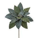 Poinsettia Stem 22"H Polyester