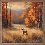 Buck In Fall Timber 24x24