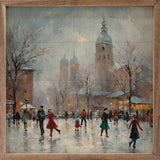 Ice Skating Fun 12x12