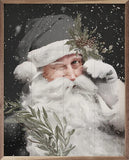 Grayscale Santa 24x30