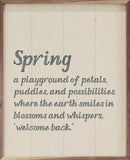 Spring Definition Blue