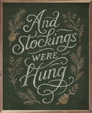 And Stockings Were Hung - 24x30 / Green