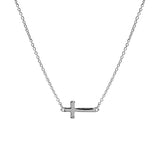 R R Sideways Cross Simple Neck Len:16+3in