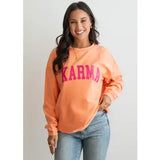 Karma Ribbed Sweatshirt