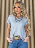 Pearl Grey Thermal Top