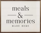 Meals & Memorites 16x20