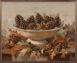 Pinecones Fall Centerpiece 16x20