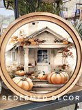 Pumpkin Shed 8" Round