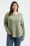 Curvy Waffle Henley