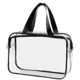 Black Clear Hand Bag Short Handle
