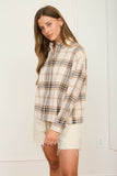 Plaid Button Down Top