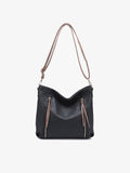 Mina Hobo Bag In Cotton/brown