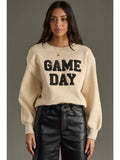 Beige Game Day Sweatshirt