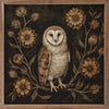 12x12 Floral Autumn Owl