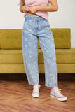Denim Drawstring Pants