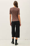 Basic Short Sleeve Top , Ultra Soft