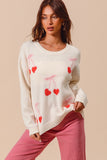 Heart Cherry Sweater