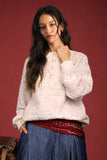 Multi-pattern Henley Quilted Jacket