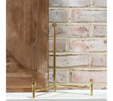 *inner* 12 Brass Straight Back Easel