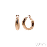 30-g G 5/30mm Lever Back Hoop  Size:0.2in/1.18in