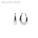 R R Puffy Circle Hoop  Size:1.2x1.2in