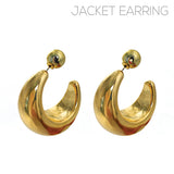 G G Dome Hoop W/ Ball Clutch Ear  Size:1.6x1.44in