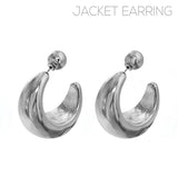R R Dome Hoop W/ Ball Clutch Ear  Size:1.6x1.44in