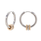 R R Stainless Steel Double Hoop  Size:1in