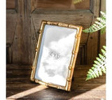 4 X 6 Gold Bamboo Style Photo Frame