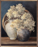 Golden Hydrangeas Ii White