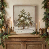 Snow Covered Pines Center - 24x30